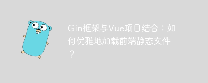 gin框架与vue项目结合：如何优雅地加载前端静态文件？