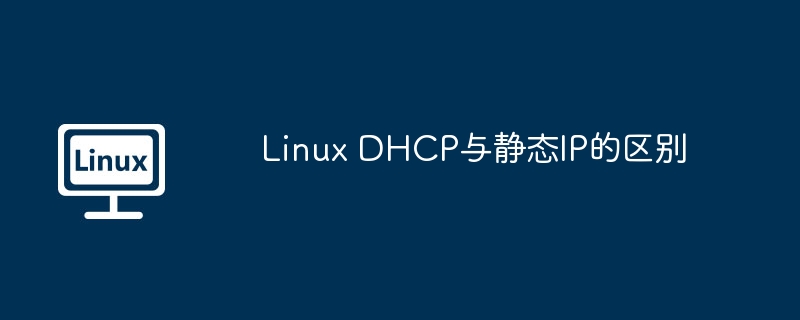 linux dhcp与静态ip的区别