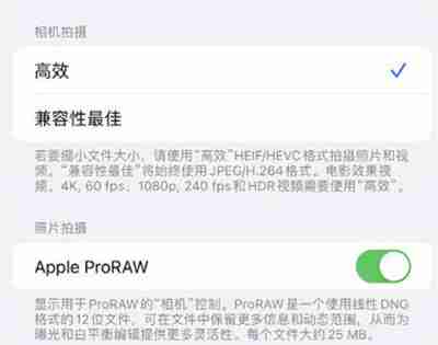 iPhone14pro手机怎么开启相机raw模式