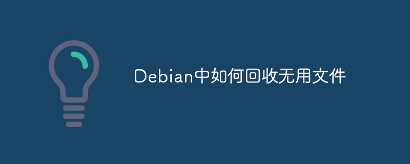 debian中如何回收无用文件