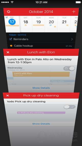 Fantastical app