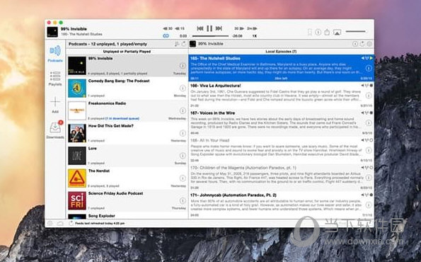 Downcast for Mac