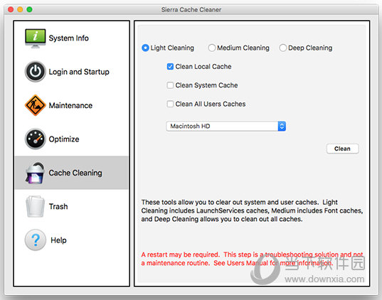Sierra Cache Cleaner Mac版