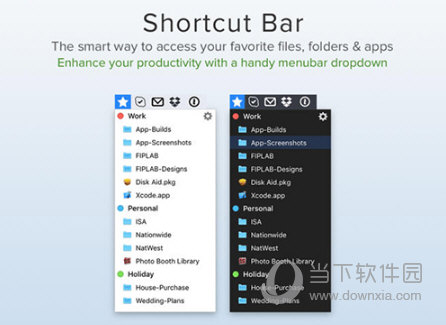 Shortcut Bar
