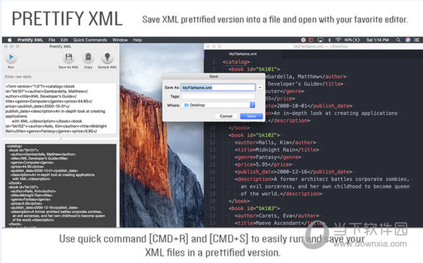 Prettify XML