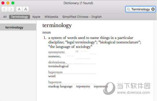 Terminology