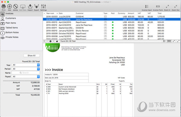 Invoices 3 Mac版