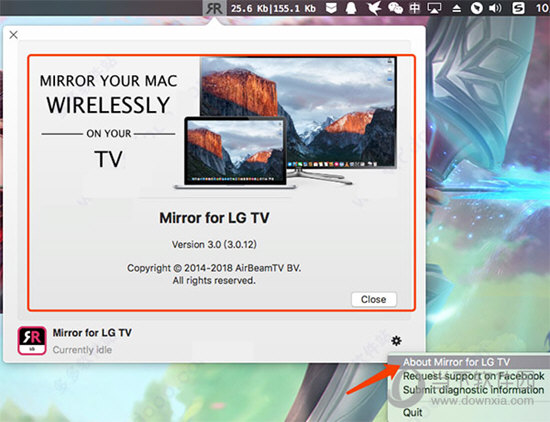 Mirror for LG TV