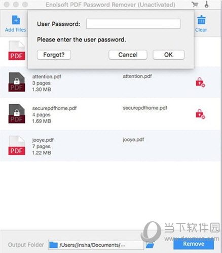 Enolsoft Remove PDF Password