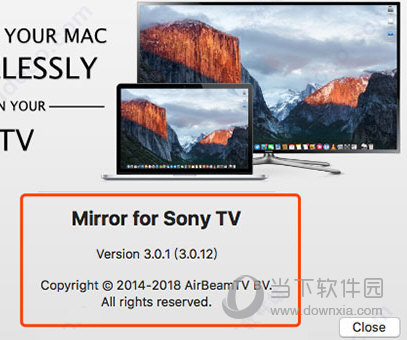 Mirror for Sony TV