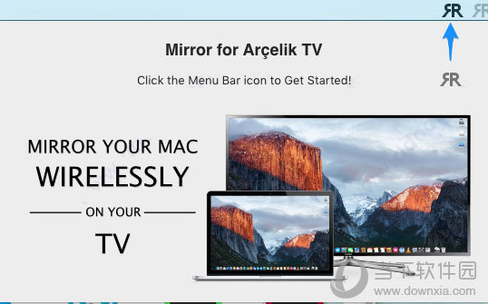 Mirror for Arcelik TV
