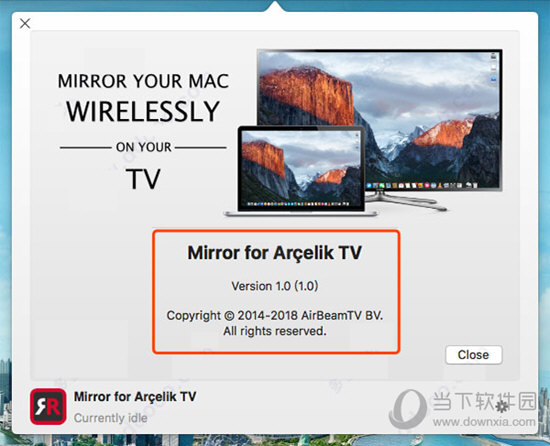 Mirror for Arcelik TV