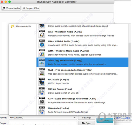 Thundersoft Audiobook Converter