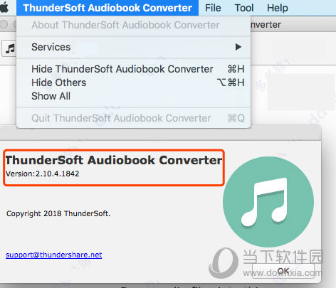 Thundersoft Audiobook Converter