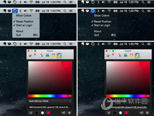 Menubar Colors