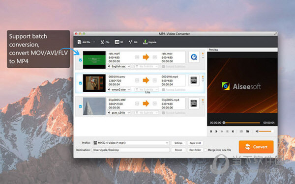MP4 Video Converter Mac版