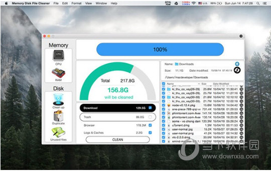 Memory Disk File Cleaner