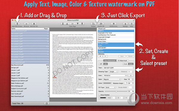 WatermarkPDF Mac版