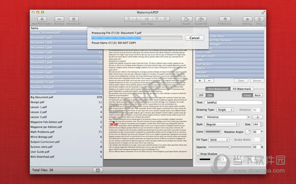 WatermarkPDF Mac版
