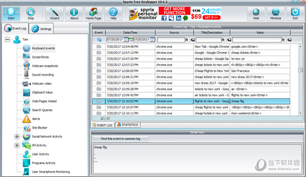 Spyrix Keylogger Mac版
