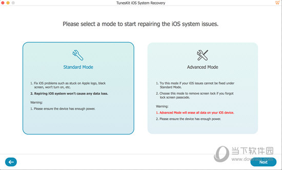 iOS System Recovery for Mac