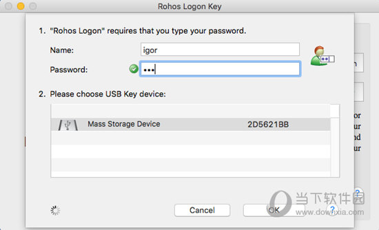 Rohos Logon Key for Mac