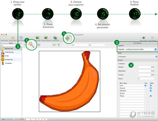 PhysicsEditor for Mac