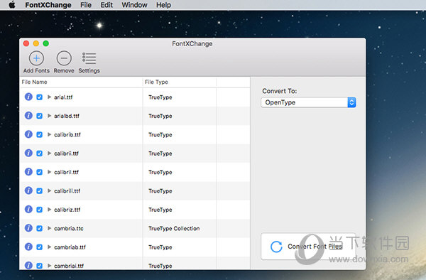 FontXChange Mac版