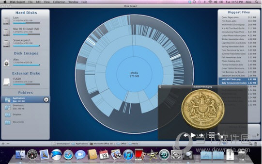 Disk Space Tab