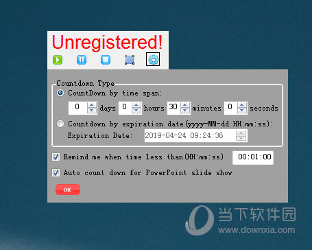 Janus PowerPoint Countdown Timer