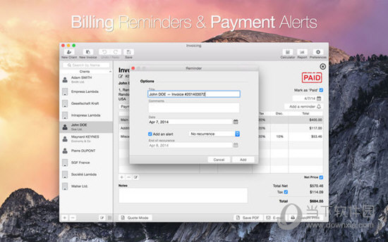 Invoicing