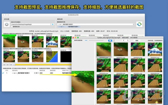 视频截图&拼图