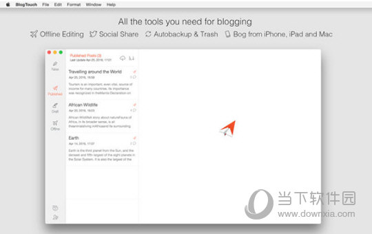 BlogTouch for Blogger