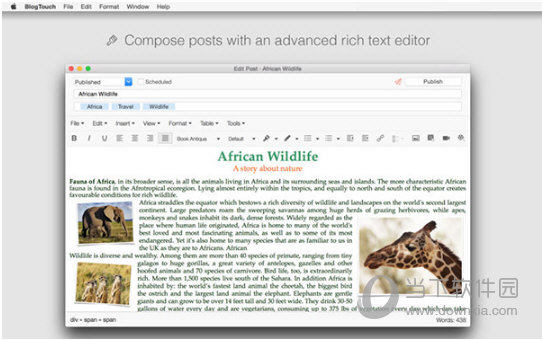 BlogTouch for Blogger