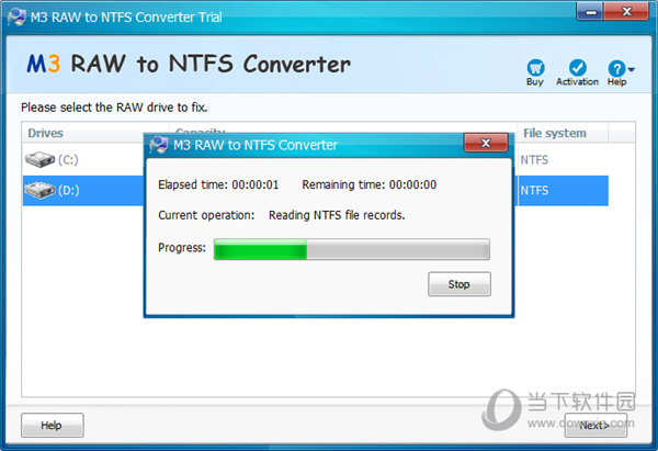 M3 RAW To NTFS Converter
