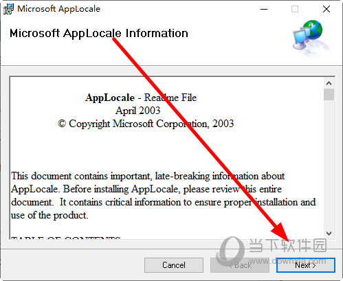 Microsoft Applocale Win10