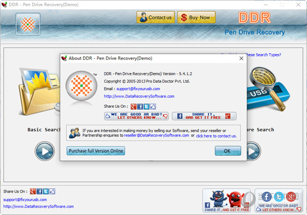 DDR Pen Drive Recovery
