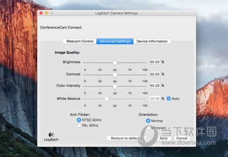 Logitech Camera Settings