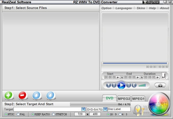 RZ WMV To DVD Converter