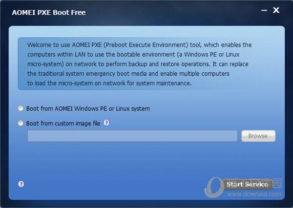 AOMEI PXE Boot Free