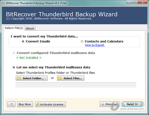 BitRecover Thunderbird Backup Wizard