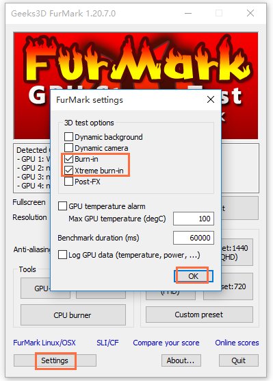 甜甜圈烤机软件中文版(furmark)