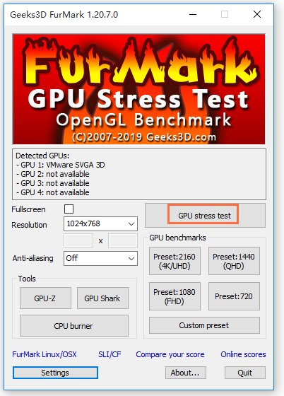 甜甜圈烤机软件中文版(furmark)