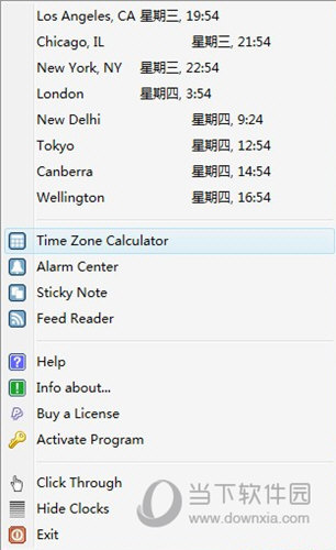Sharp World Clock