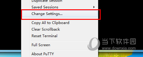 change settings