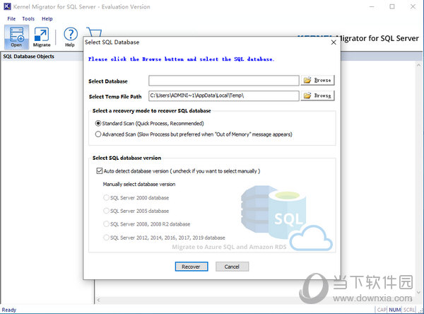Kernel Migrator for SQL Server