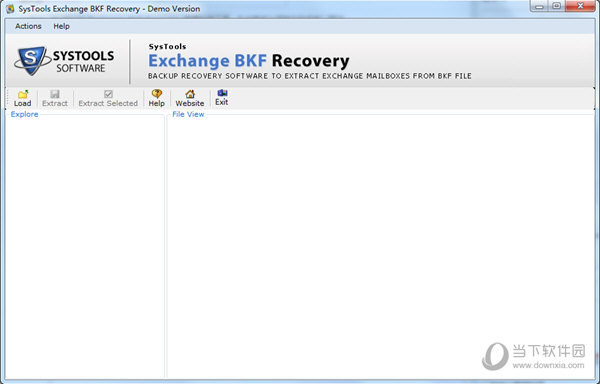 SysTools Exchange BKF Recovery