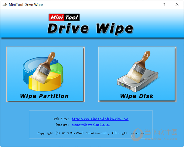 MiniTool Drive Wipe