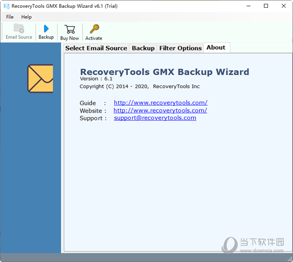 GMX Backup Wizard
