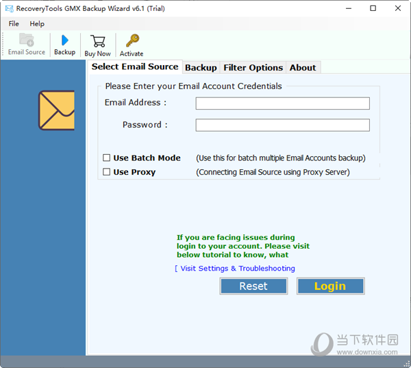 GMX Backup Wizard